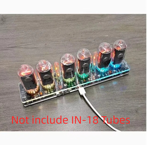 GHXAMP 6-Digit IN-18 Nixie Tub - Tech Office Youtube review and price