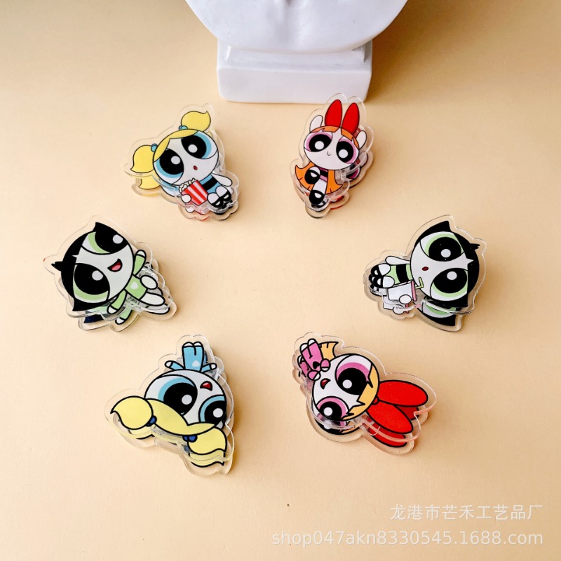 6PCS Kawaii The Powerpuffs Gir - Office Tech Accessories review and price