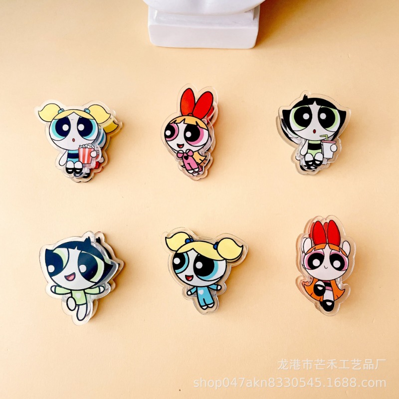 6PCS Kawaii The Powerpuffs Gir - Office Tech Accessories review and price