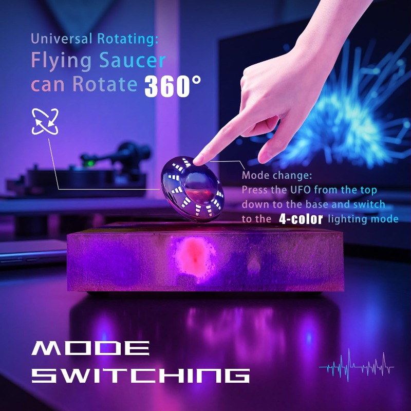 Levitating UFO Lamp Floating 3 - Office Productivity Tech review and price