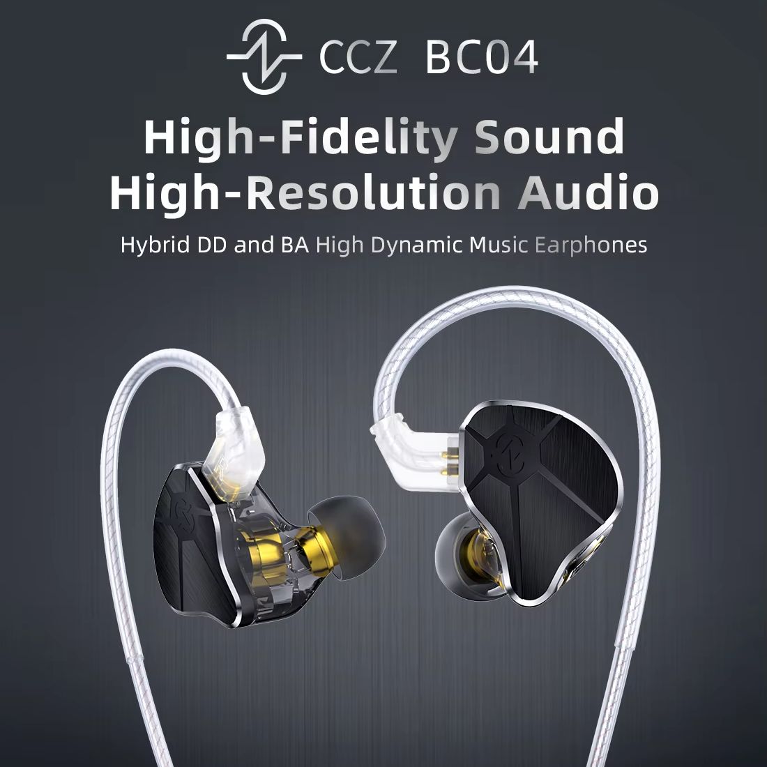CCZ BC04 1DD+1BA Hybrid IEM He - Office Tech Essentials review and price