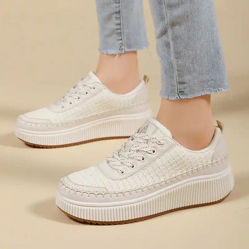 Brown Shoes Woman Flats Autumn - Tech Office Wear Women review and price