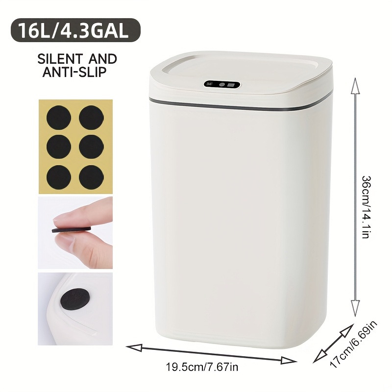 Hands-Free Smart Trash Can wit - Office Tech Essentials review and price