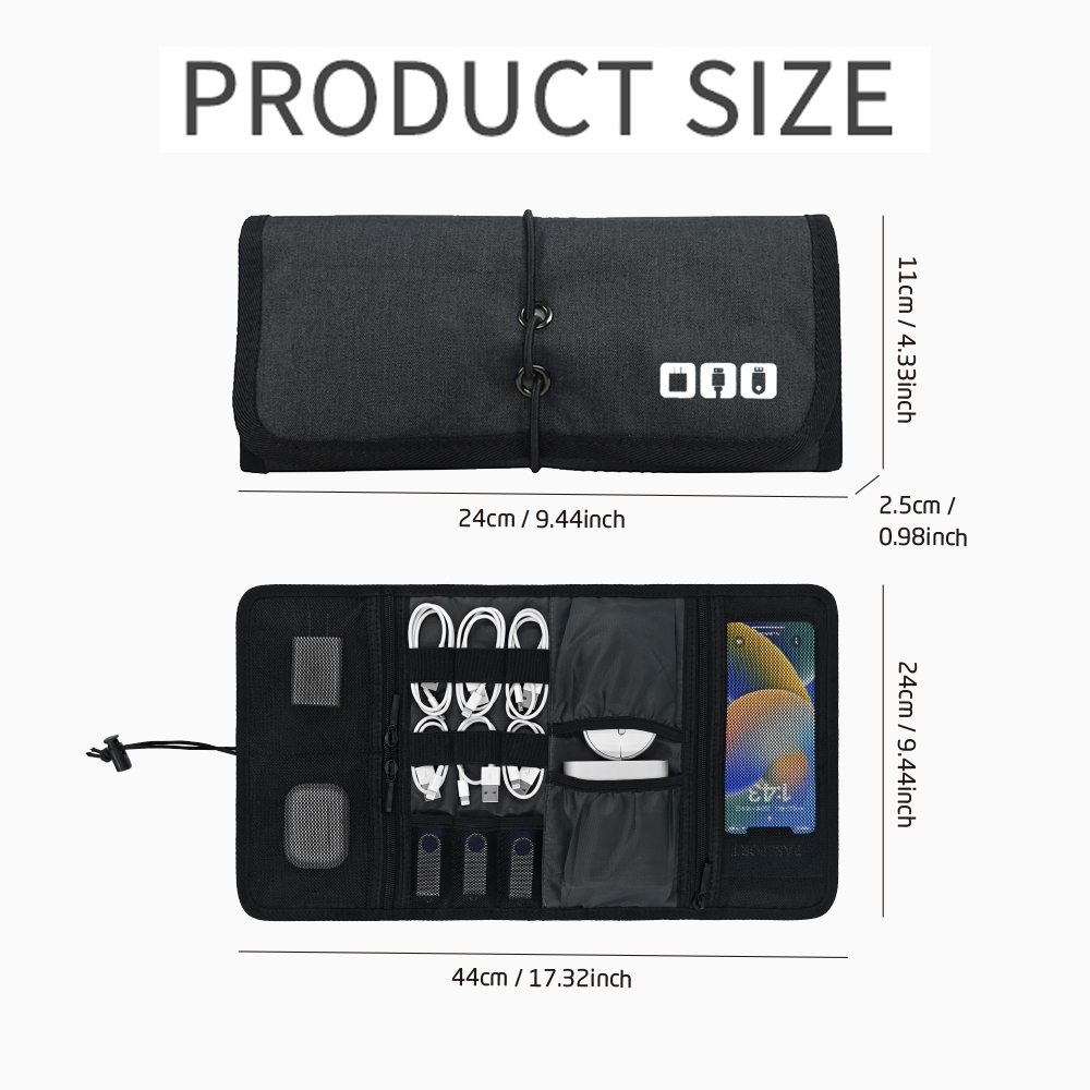 Tech Organizer Bag Cable Stora - Office Tech Accessories review and price