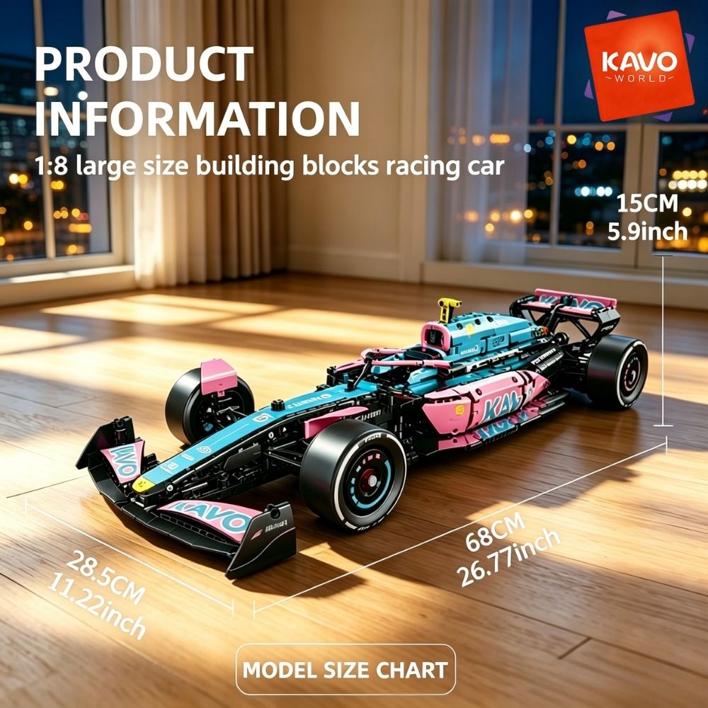 KAVOWORLD 1:8 Pink-blue Formul - Office Productivity Tech review and price