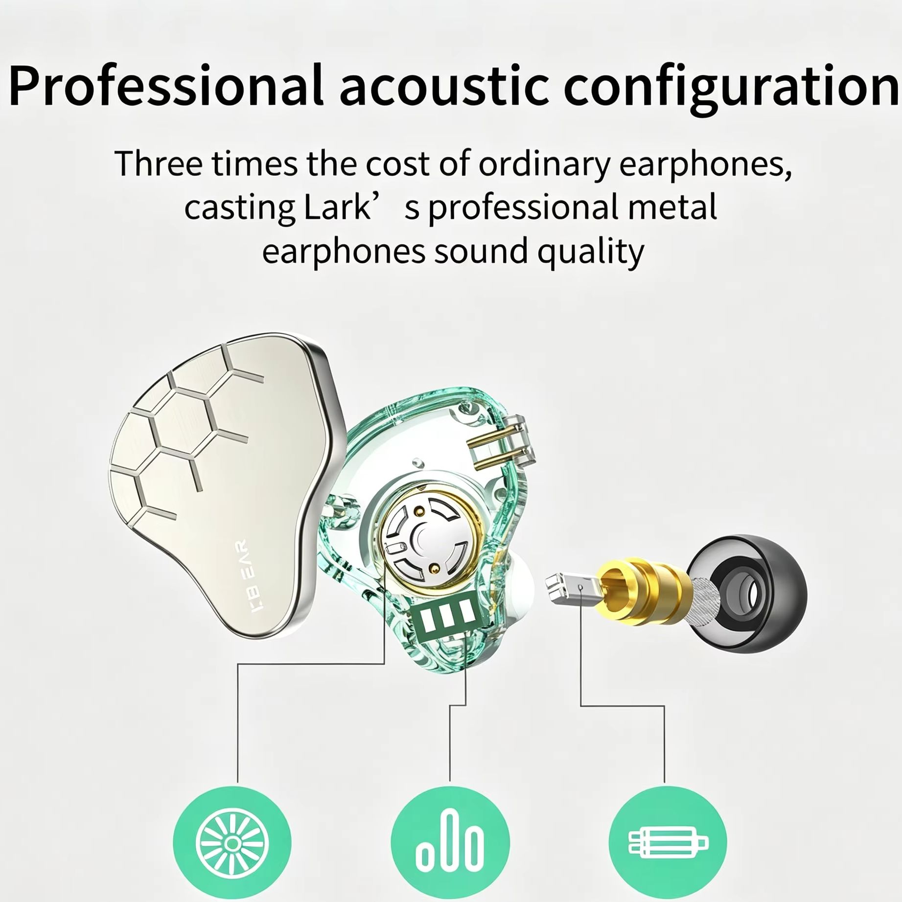 KBEAR Lark 1DD+1BA Hybrid IEM  - Office Tech Essentials review and price