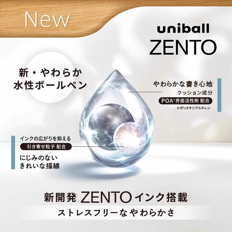 Uni-ball ZENTO Gel Pen 0.38mm/ - Office Tech Essentials review and price